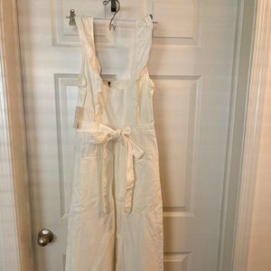 Free People Denim Sleeveless Jumpsuit Size 4